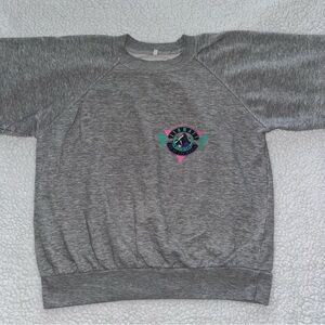 VTG Switcher sweatshirt heather grey Zermatt Switzerland Top of the World M